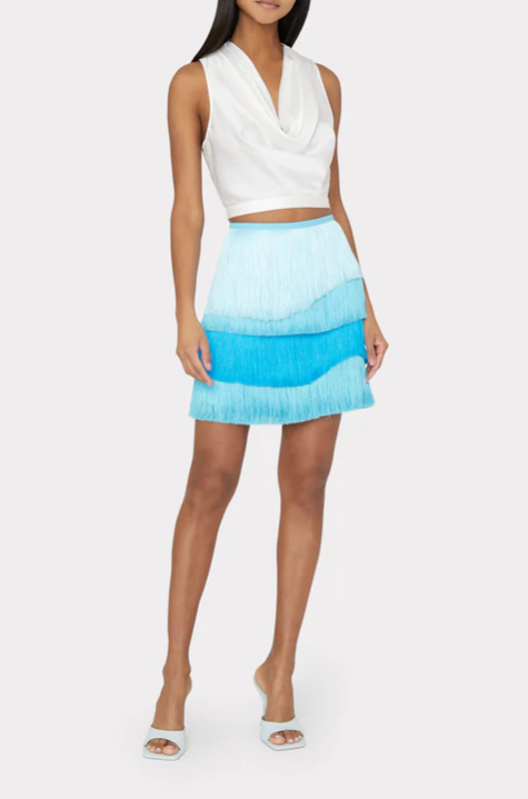 Odelia Fringe Skirt