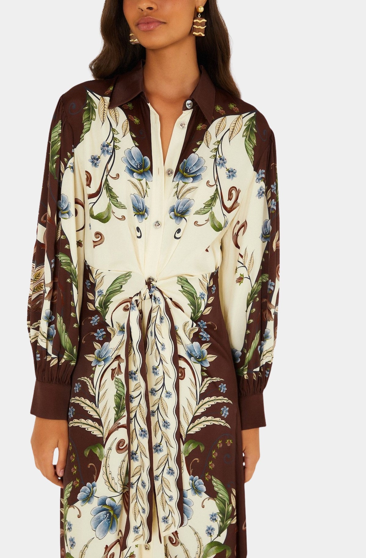 Millena Winter White Midi Dress