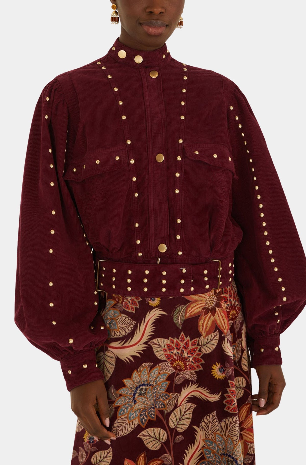 Brown Corduroy Velvet Jacket