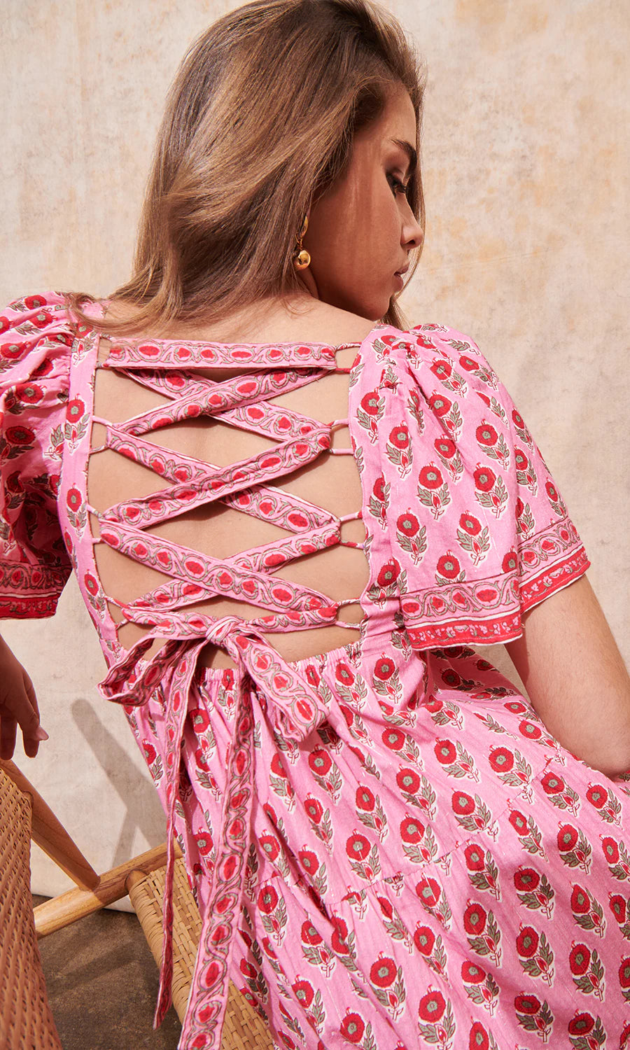 Adeena Zinnia Midi Dress