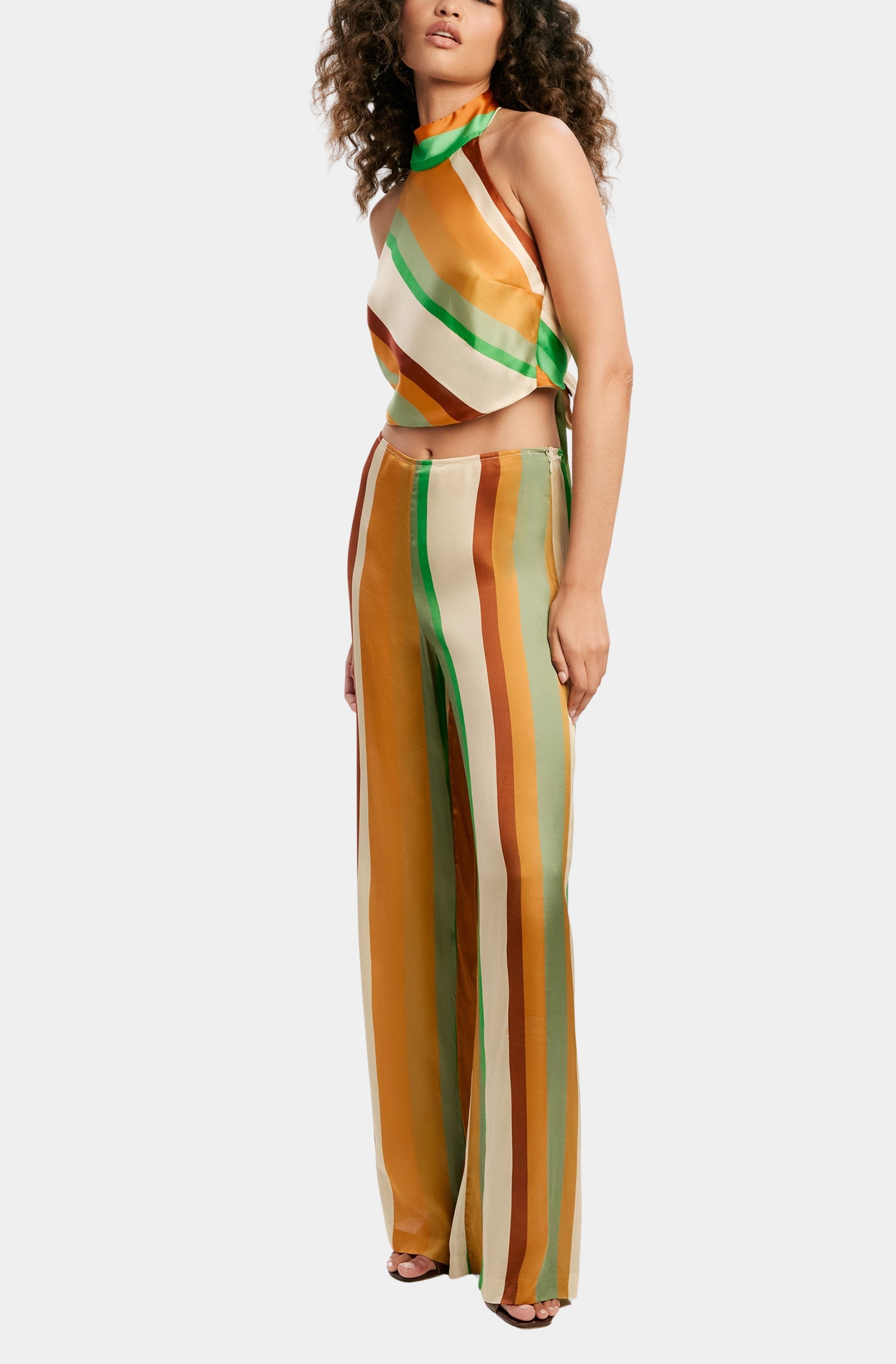 Pearce High Neck Cropped Top