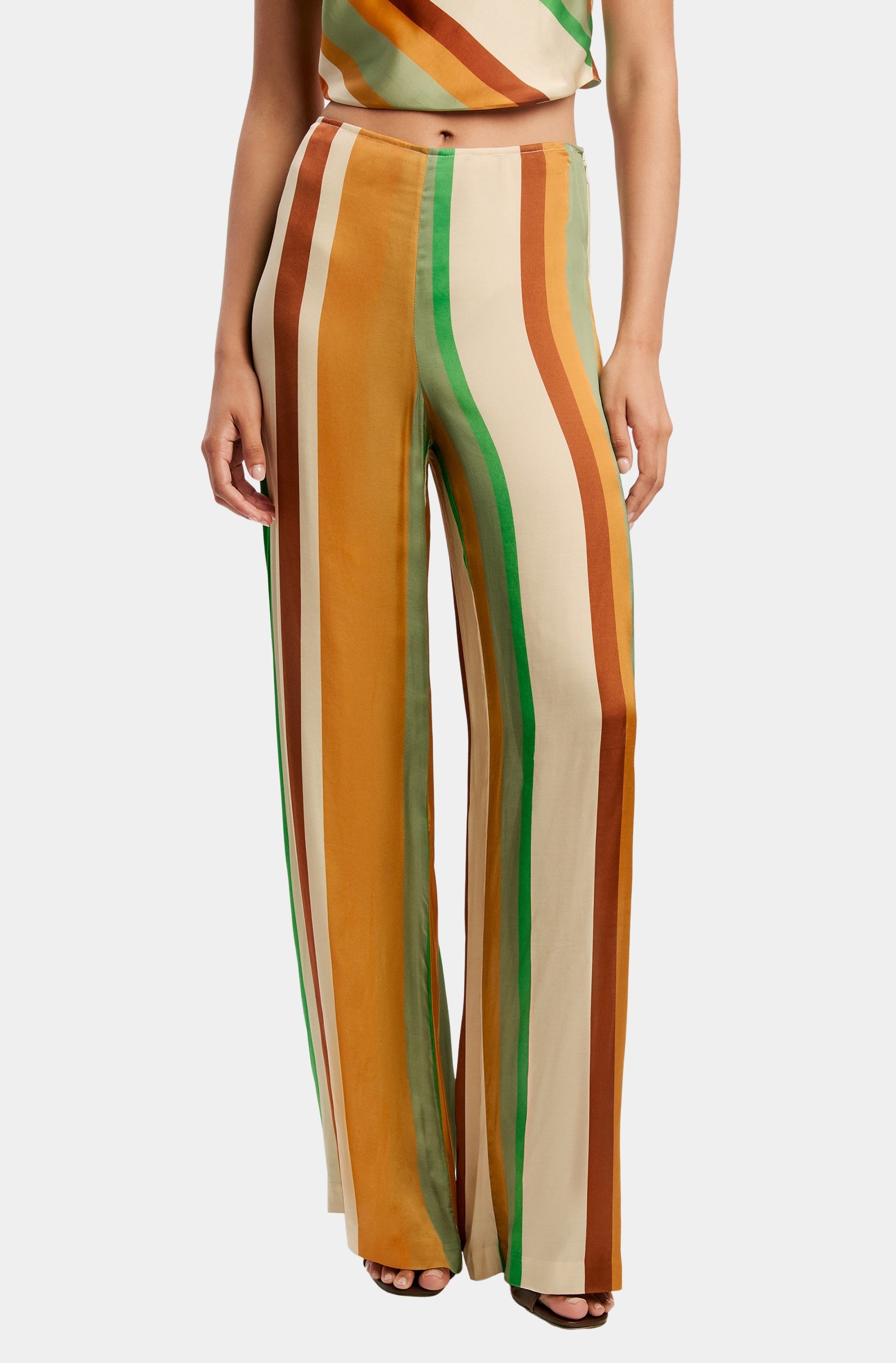 Pearce Wide Leg Stripe Pant