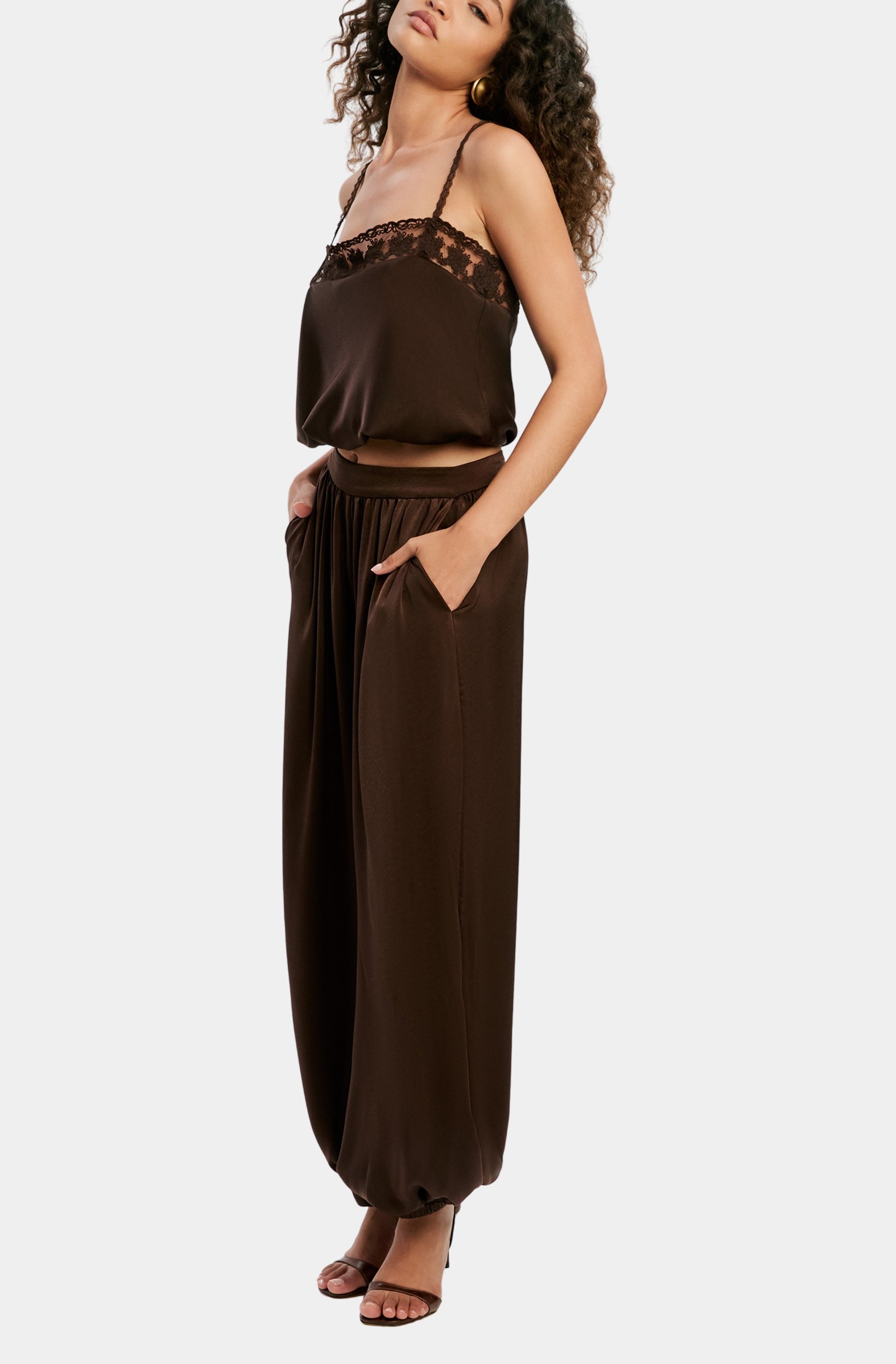Nikola Satin Balloon Pant
