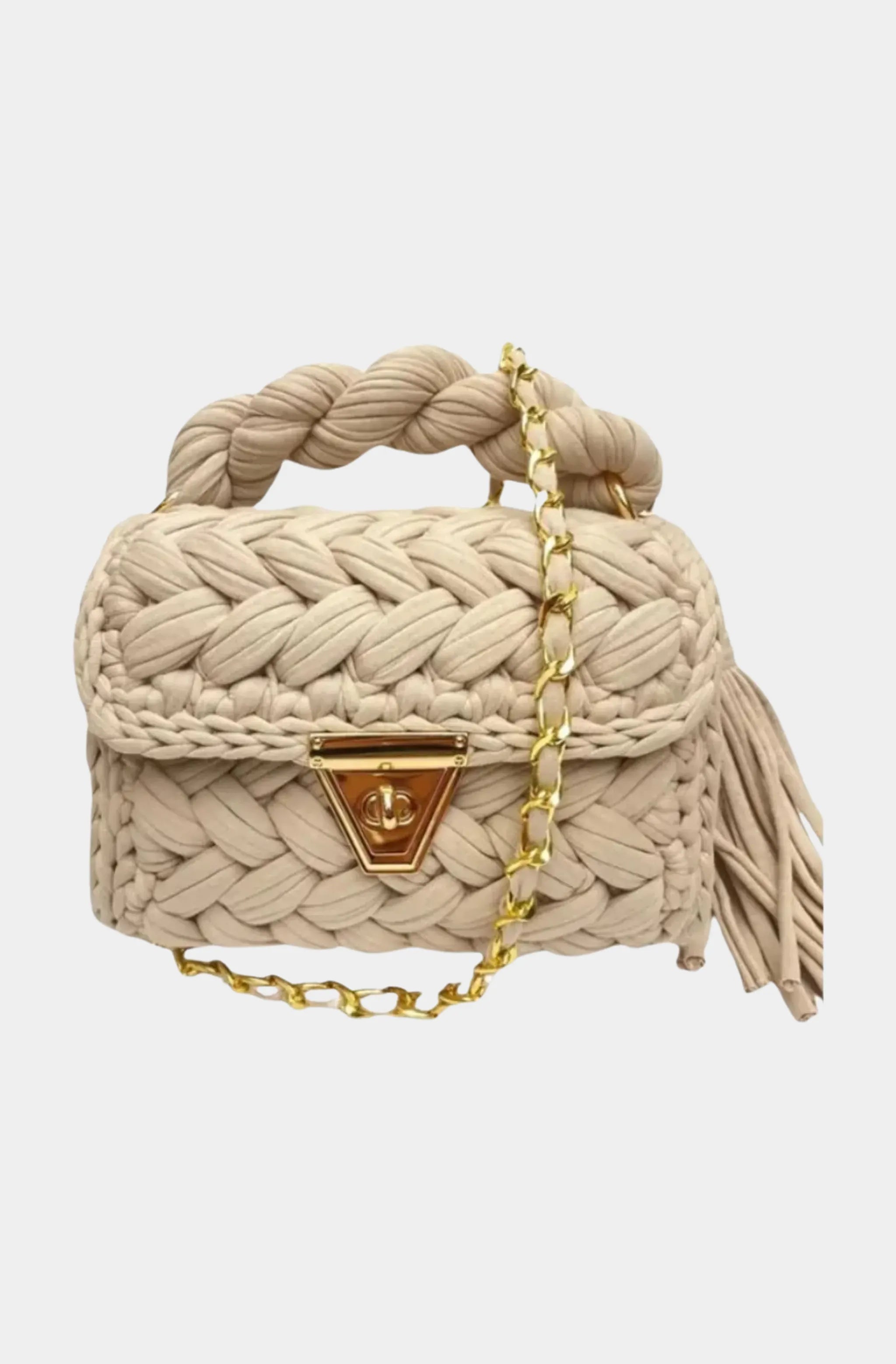 Ivory Montego Woven Bag