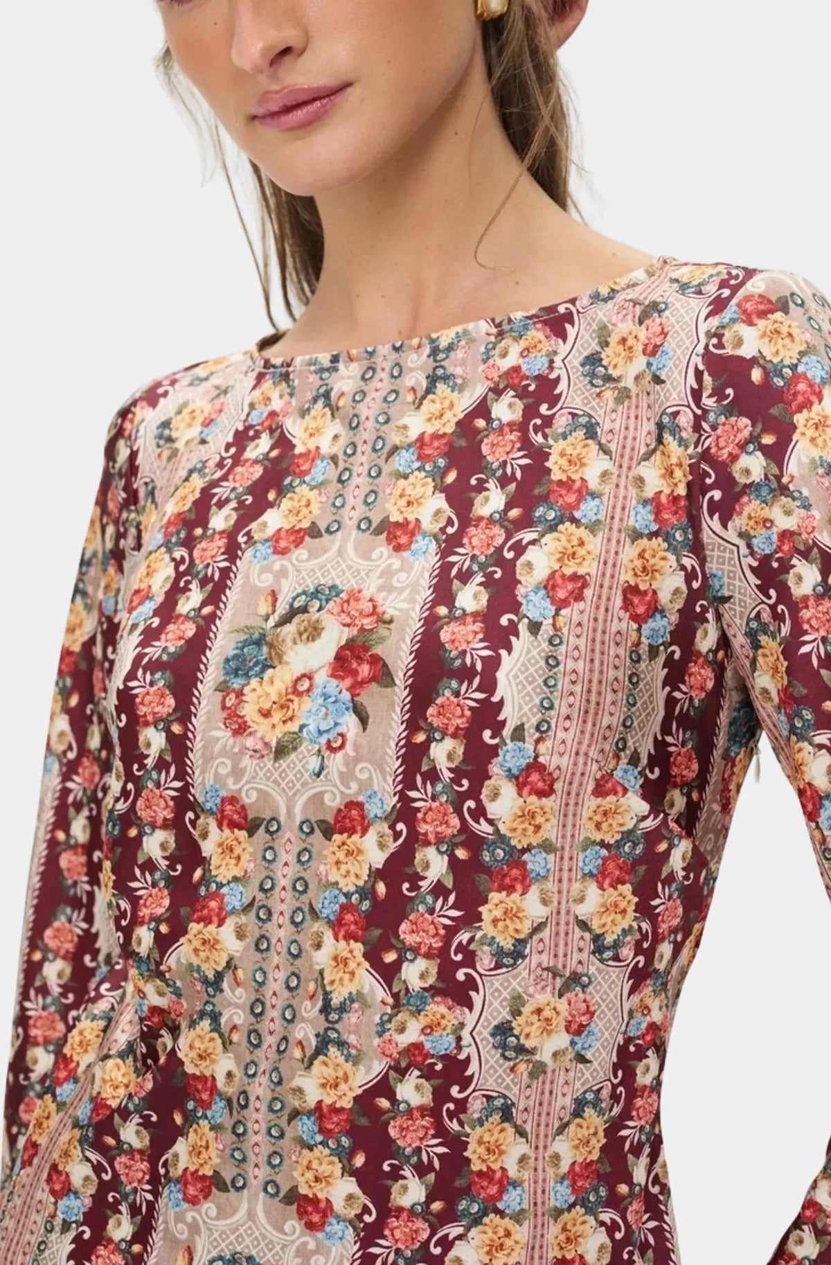 Maple Rose Mini Dress
