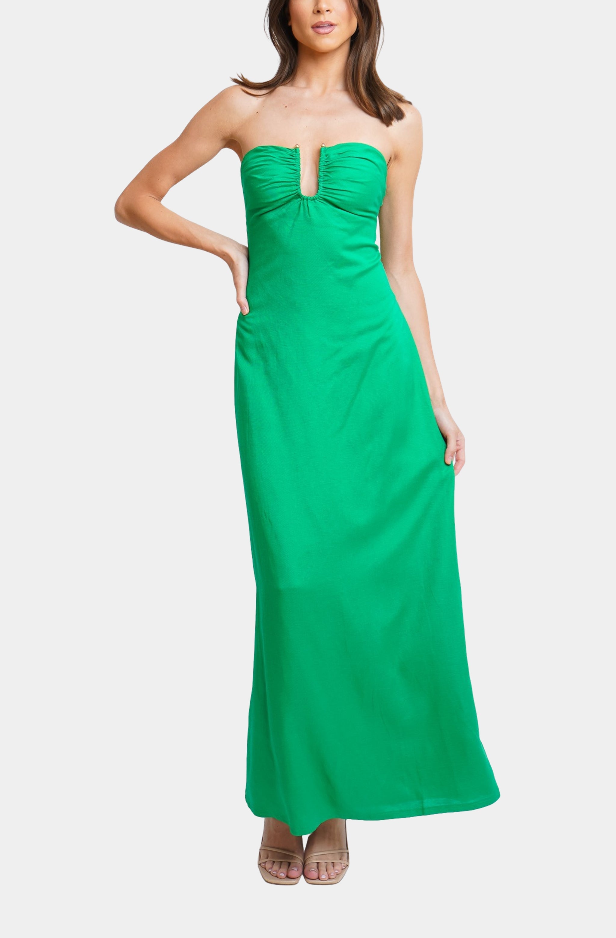 Martha Strapless Maxi Dress