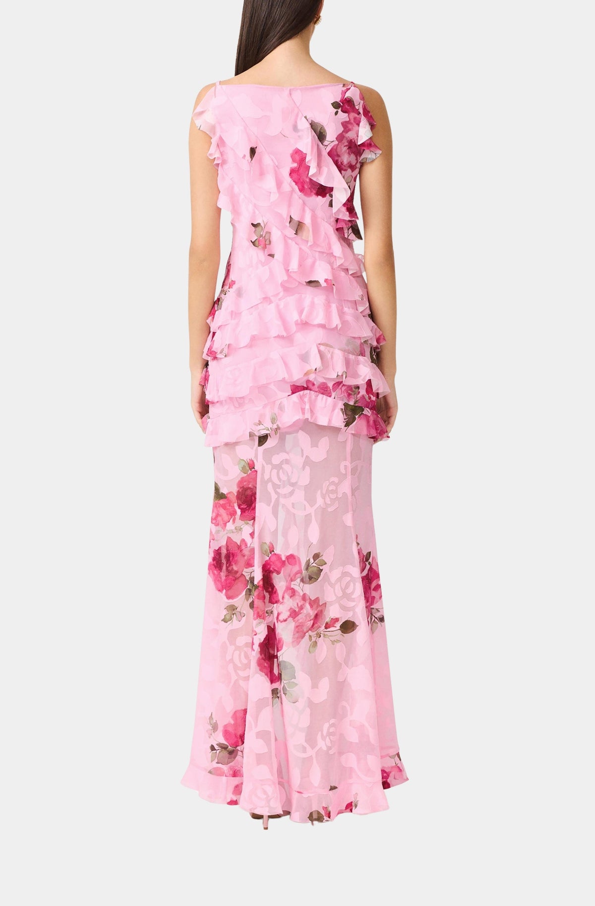 Eleanora Sleeveless Ruffle Gown