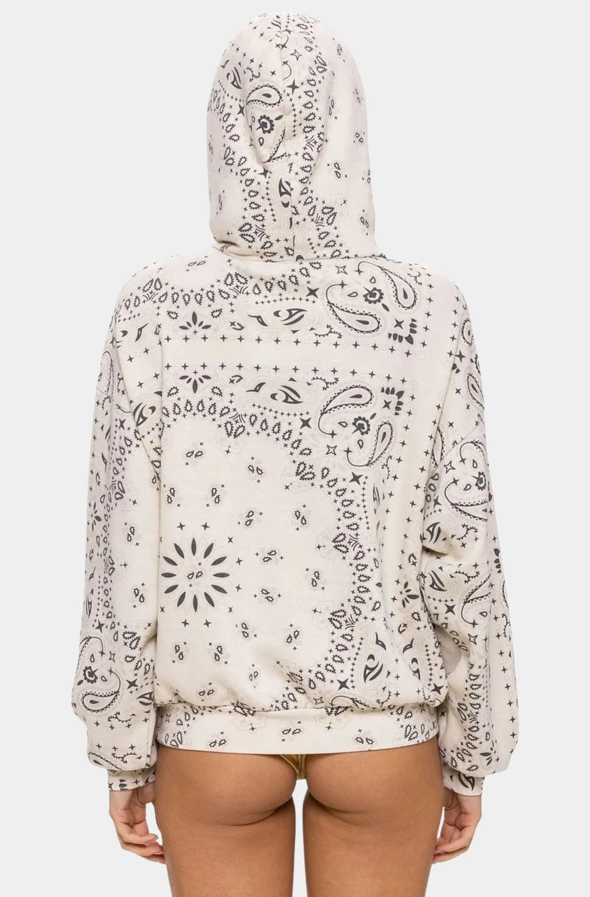 Bandana Pullover Hoodie Relaxed