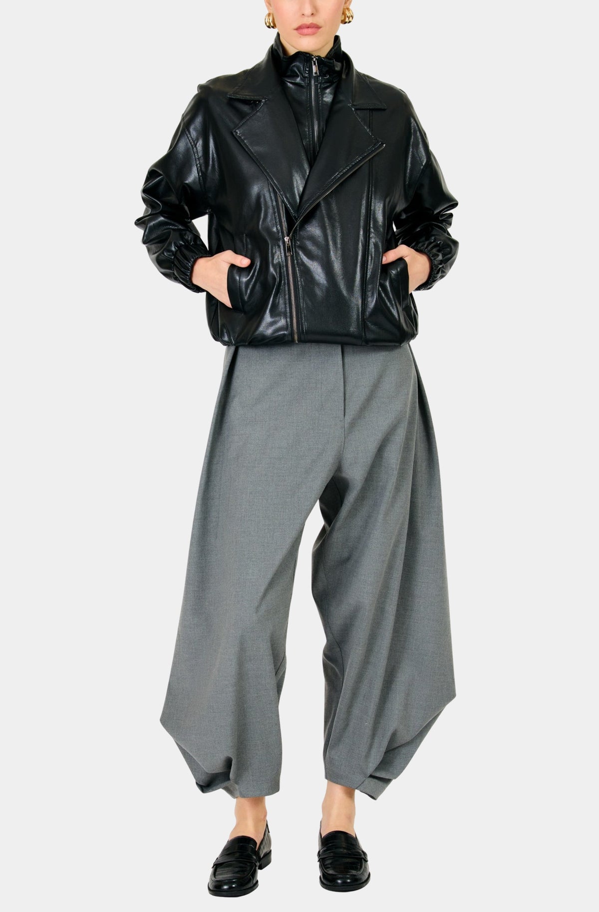 Noir Double Layered Jacket