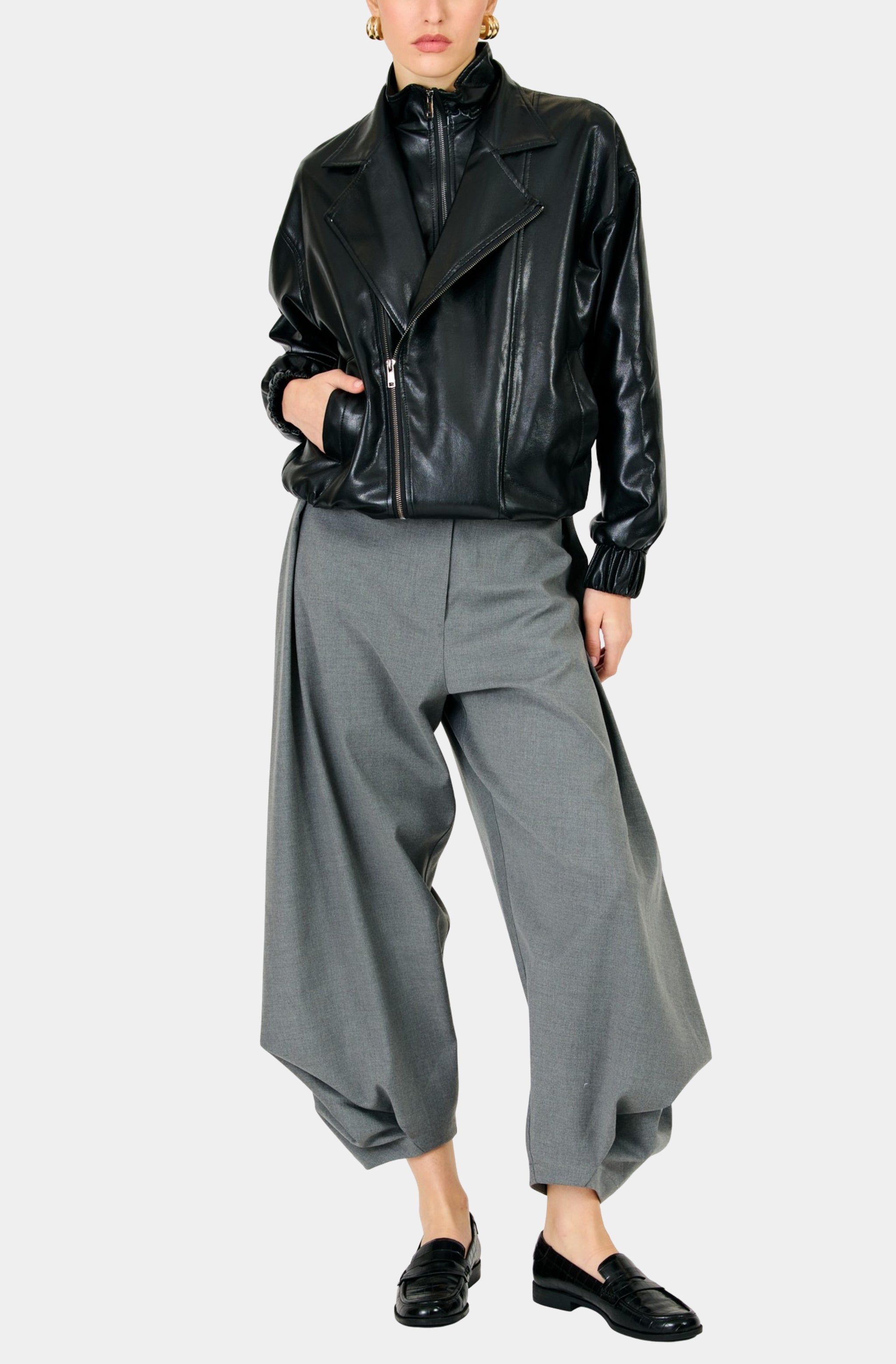 Noir Double Layered Jacket