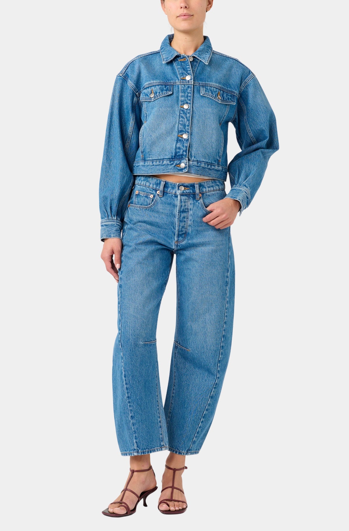 Denim Swing Jacket