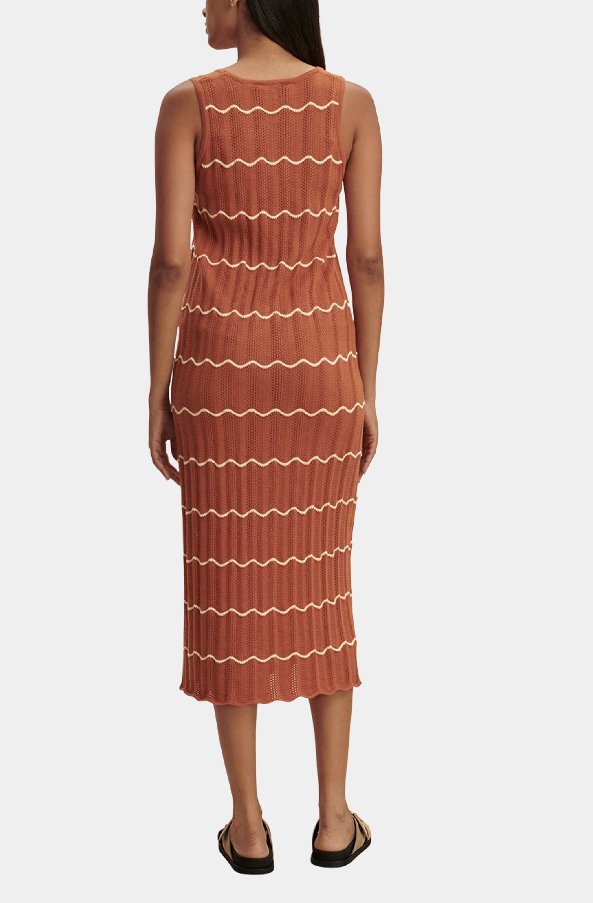 Yuna Scallop Knit Dress