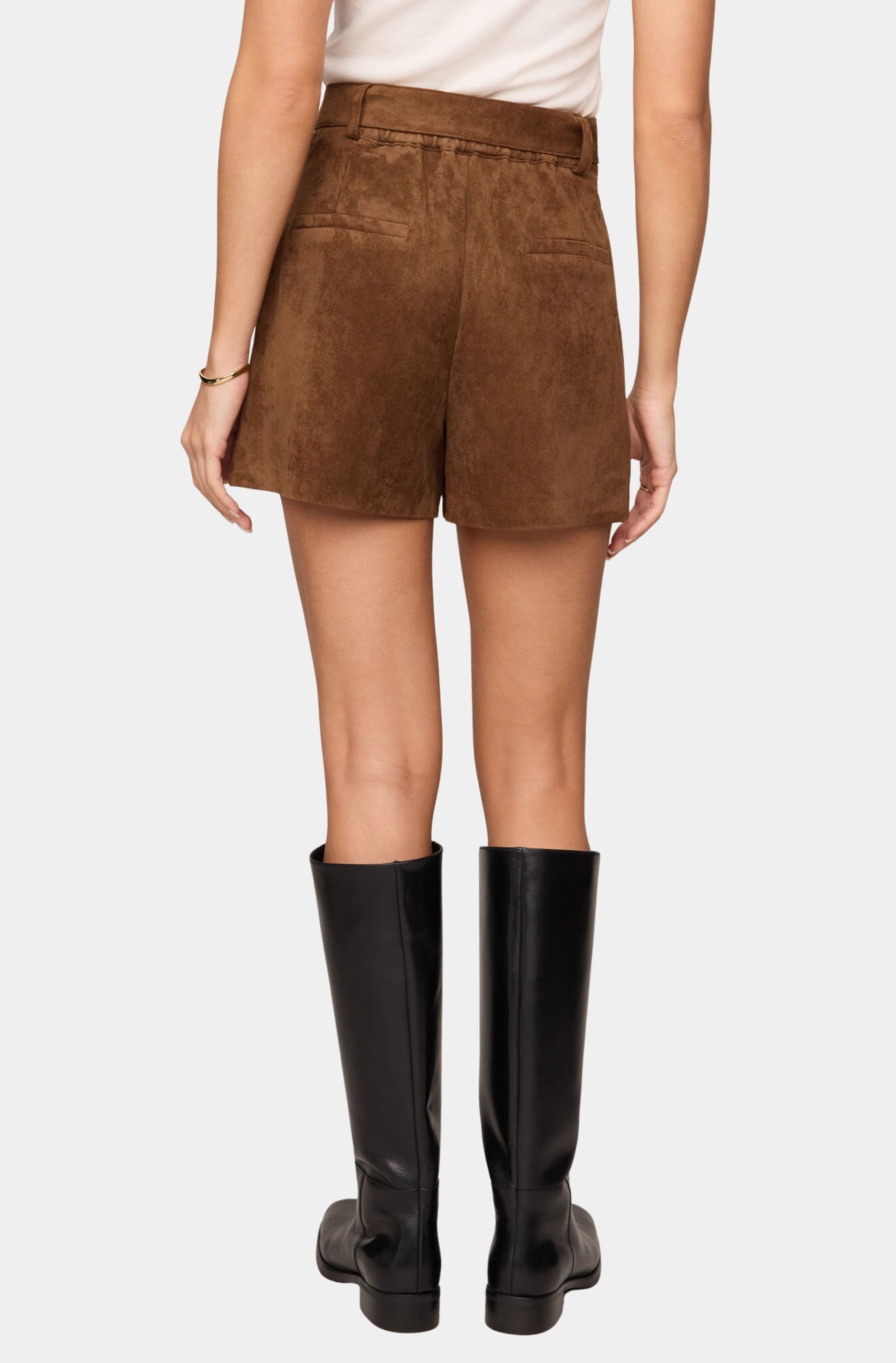 Ivory Suede Short