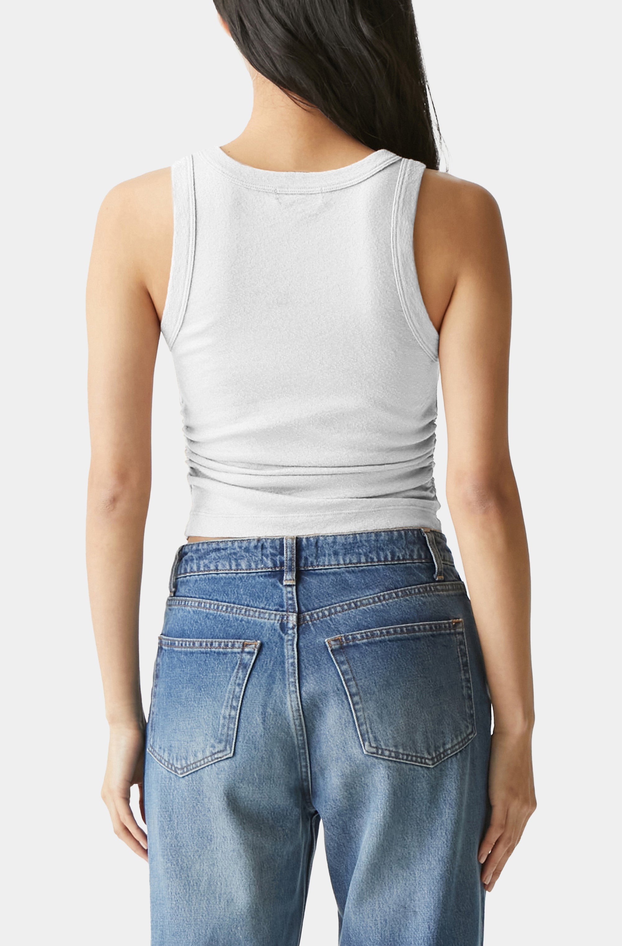 Mina Wide Binding Crop Tank